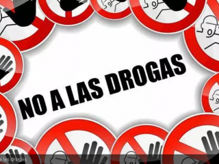 No a las drogas.