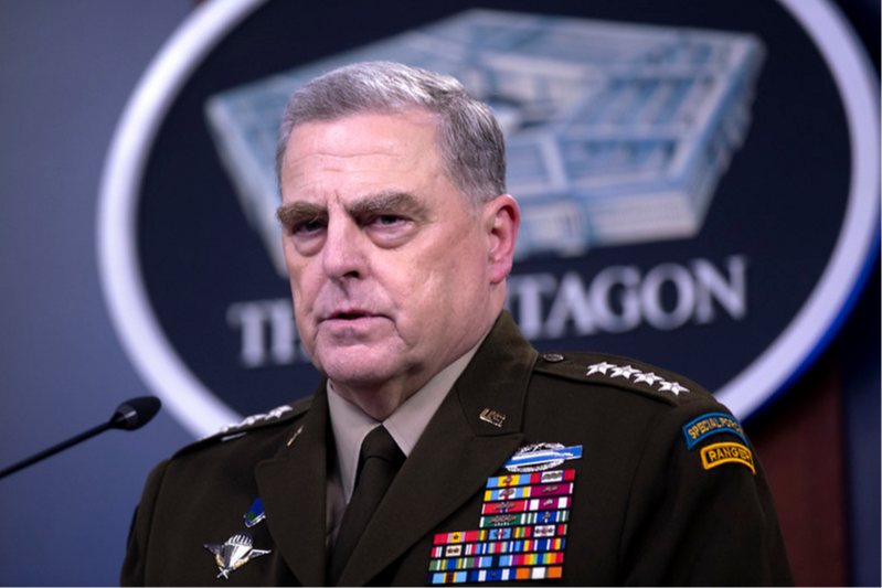 Chairman of the US Joint Chiefs of Staff, Army General Mark Milley.