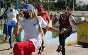 Physical-recreational activities in Cuba.
