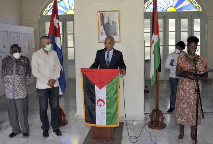 Cuba always in solidarity with the Saharawi people.