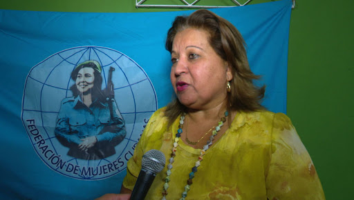 Miembro del buró político y secretaria general de la Federación de Mujeres Cubanas, Teresa Amarelle Boué. Foto: Archivo