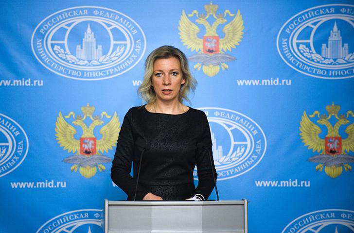 María Zajárova, spokeswoman for the Russian Ministry of Foreign Affairs
