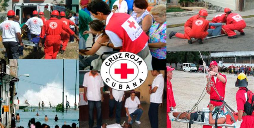 Cruz Roja en Cuba.