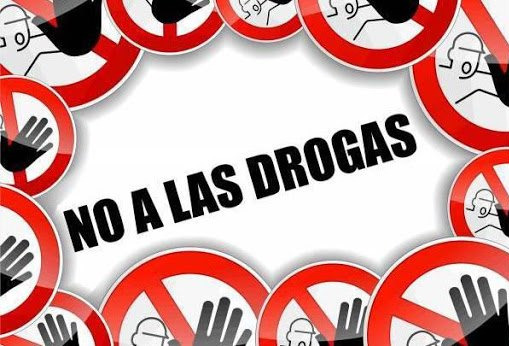 No a las drogas.