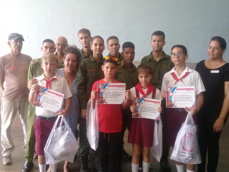 Premiación del Concurso Provincial Bombero Voluntario Soy. Foto: Facebook