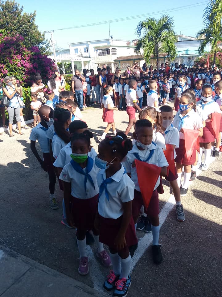 Celebraron en Güines acto provincial por el cambio de atributo pioneril.