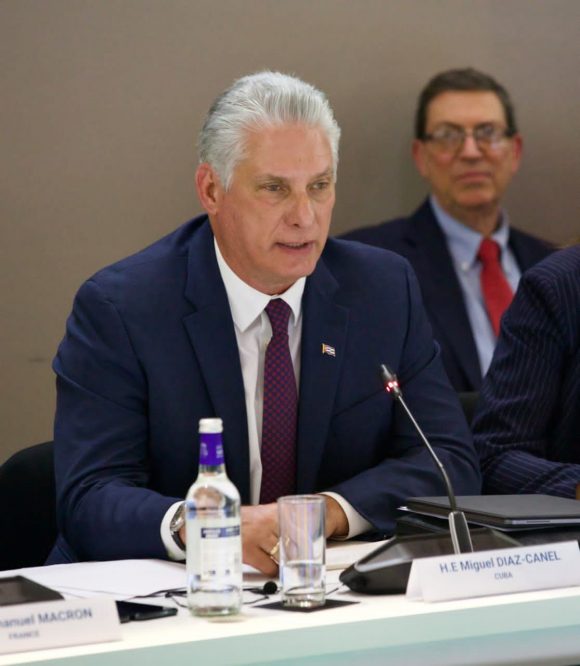 Intervención del presidente cubano en el Evento Especial de Alto Nivel "Finanzas en común", de la Cumbre por un Nuevo Pacto Financiero mundial.