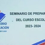 Hoy comienza en el municipio de Jaruco el Seminario de Preparación del curso escolar 2023-2024.