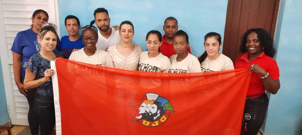 Buró Nacional de la Unión de Jóvenes Comunistas de Cuba sostuvo un intercambio en el municipio San Nicolás.