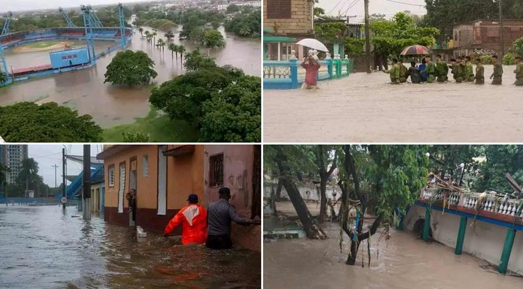Compleja situación meteorológica en regiones central y oriental de Cuba. Foto: Prensa Latina
