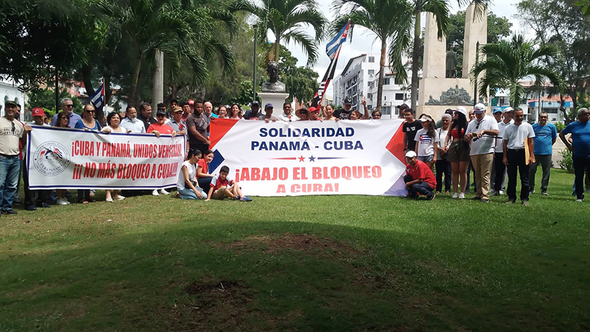 Caravanas de solidaridad contra el bloqueo.