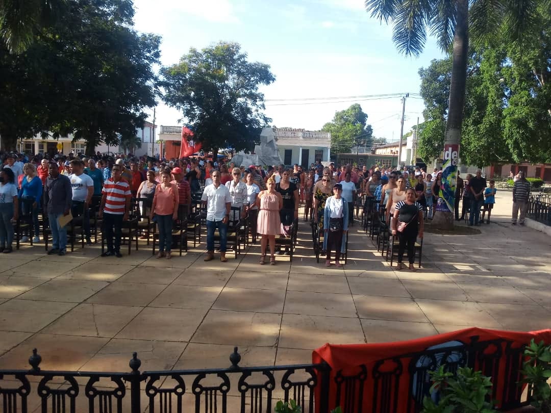 Emotiva gala político-cultural en Melena del Sur por el aniversario 70 del asalto a los cuarteles Moncada y Carlos Manuel de Céspedes.