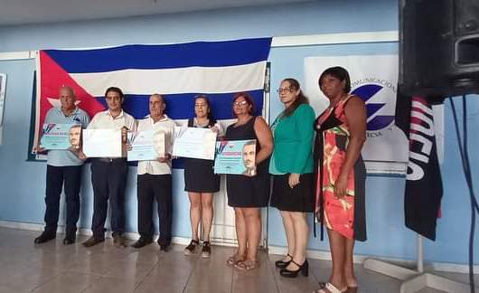 Reconocen a trabajadores de División Territorial de ETECSA Mayabeque.