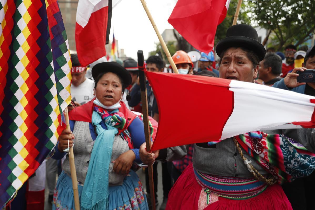 Continuarán mítines, marchas y otras acciones en los barrios populares de la capital peruana.