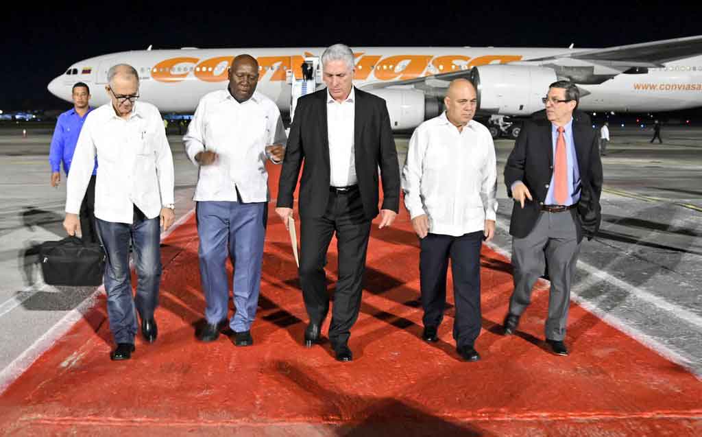Presidente Díaz-Canel en Cuba tras participar en Cumbre Celac-UE.