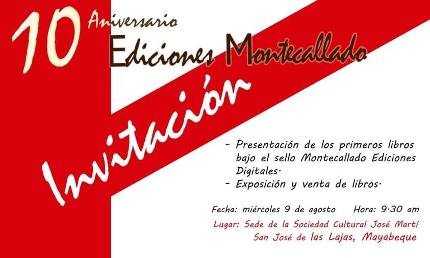Celebra Editorial Montecallado su décimo aniversario.