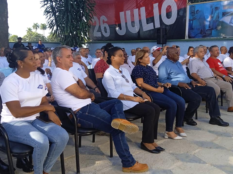 Celebran en Mayabeque acto nacional por el Día del Trabajador Hidráulico.