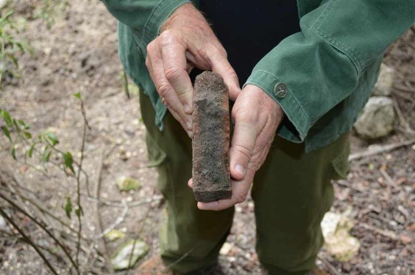 Los investigadores identificaron un yacimiento de roca silícea. Foto: Radio Jaruco