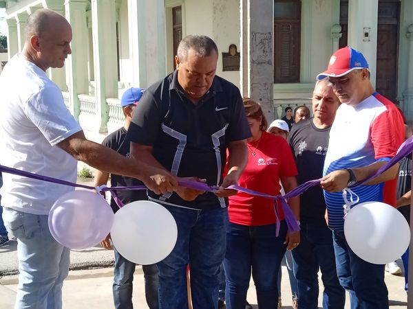 Inauguran centro recreativo en saludo al aniversario del natalicio de Fidel Castro. Foto: Indira La O Herrera