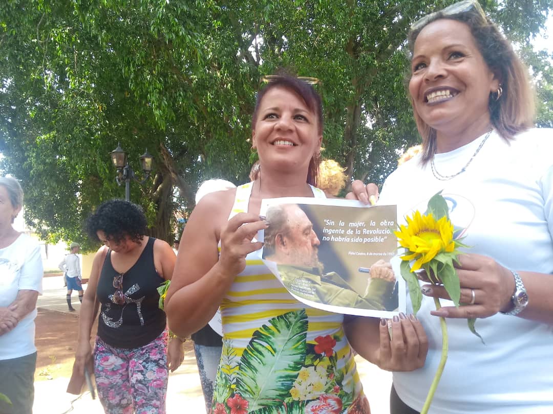 Celebraron en Quivicán aniversario 63 de la Federación de Mujeres Cubanas.