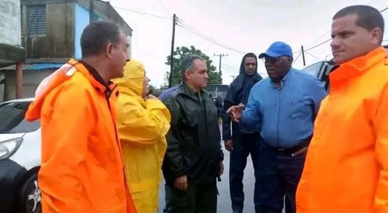 Constata Vicepresidente de Cuba protección de vidas humanas tras paso de Idalia. Foto: CubaSi