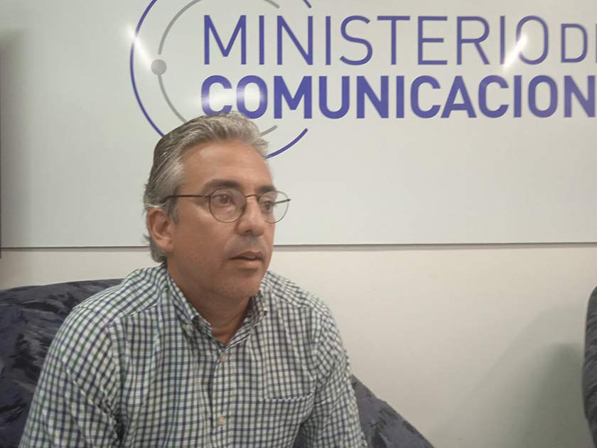 viceministro primero de las Comunicaciones, Wilfredo González Foto: Prensa Latina