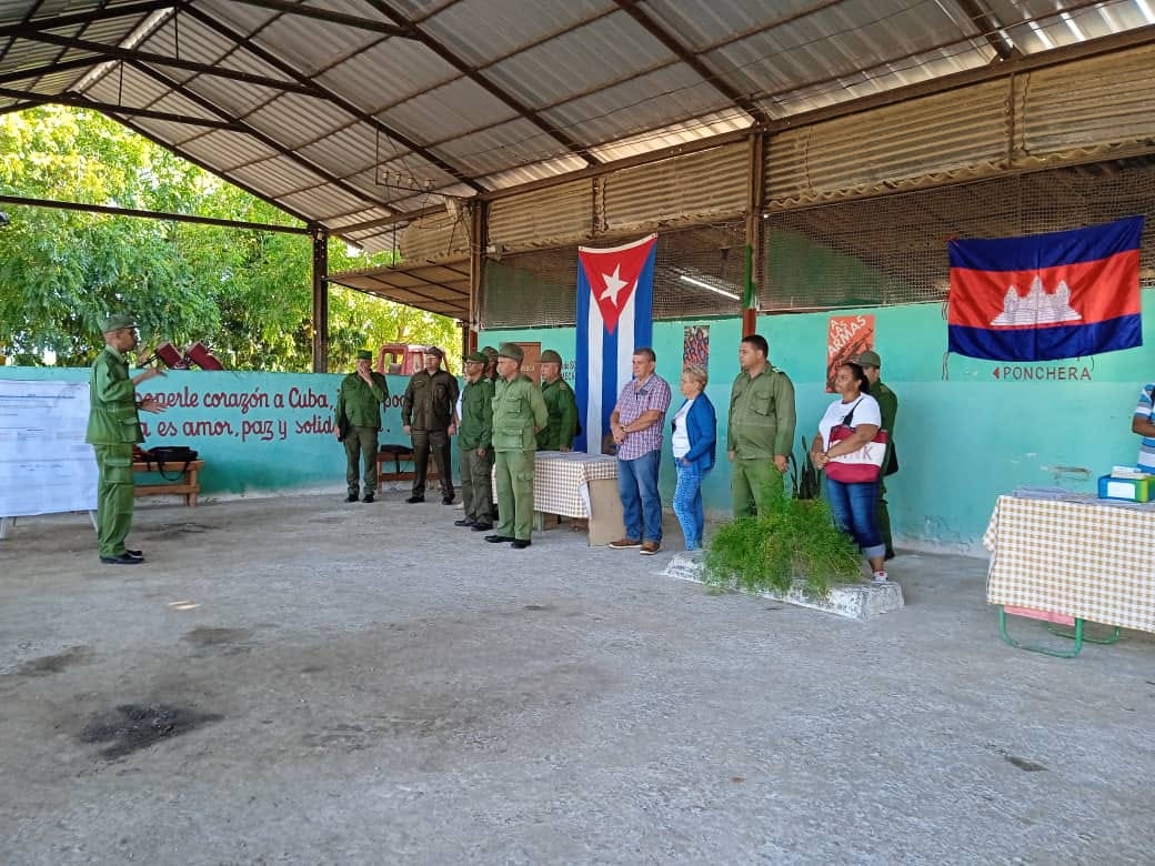 Ejercicio Defensivo Territorial de Zona de Defensa en Jaruco