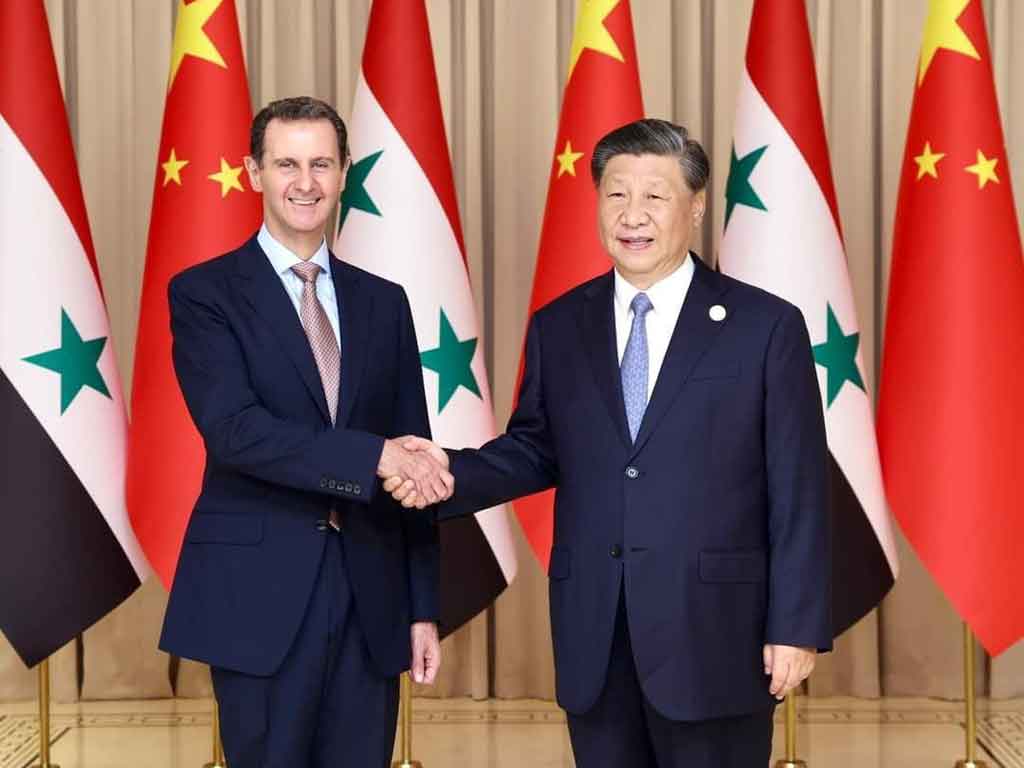 Presidentes de China y Siria acuerdan asociación estratégica