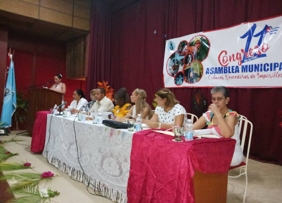 Abrió Nueva Paz proceso onceno congreso de la Federación de Mujeres Cubanas en Mayabeque.
