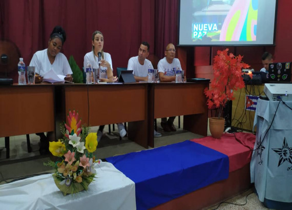 Realizan Asamblea XII Congreso de la UJC en Nueva Paz, la primera en Mayabeque