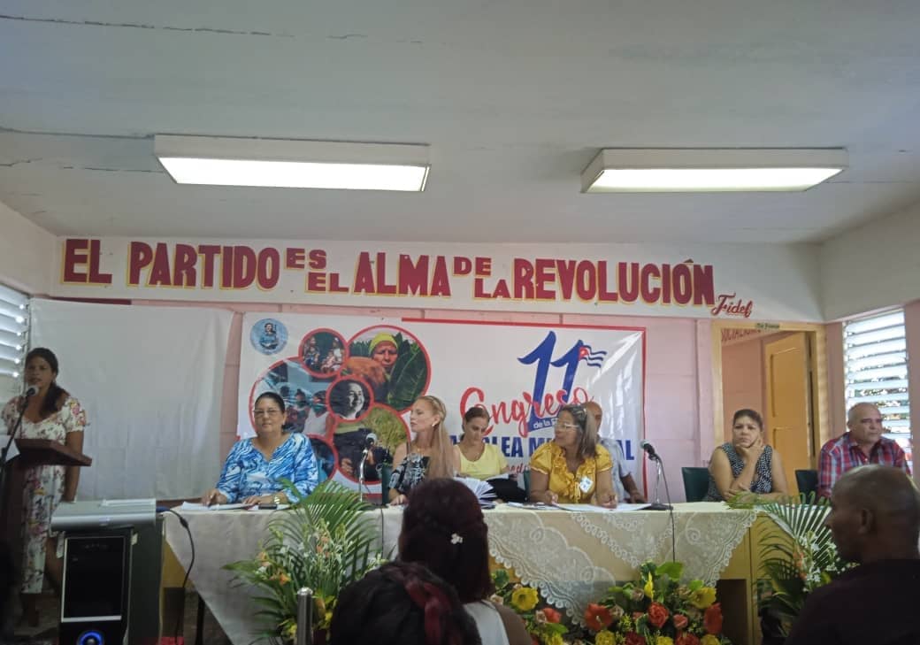 Celebran Asamblea XI Congreso de la Federación de Mujeres Cubanas en Quivicán