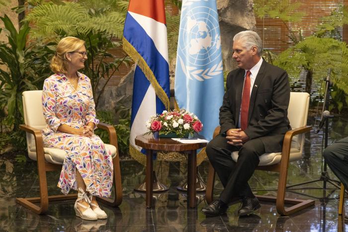 Díaz-Canel: Cuba apoya el trabajo de la Unión Internacional de las Telecomunicaciones y lo continuará haciendo