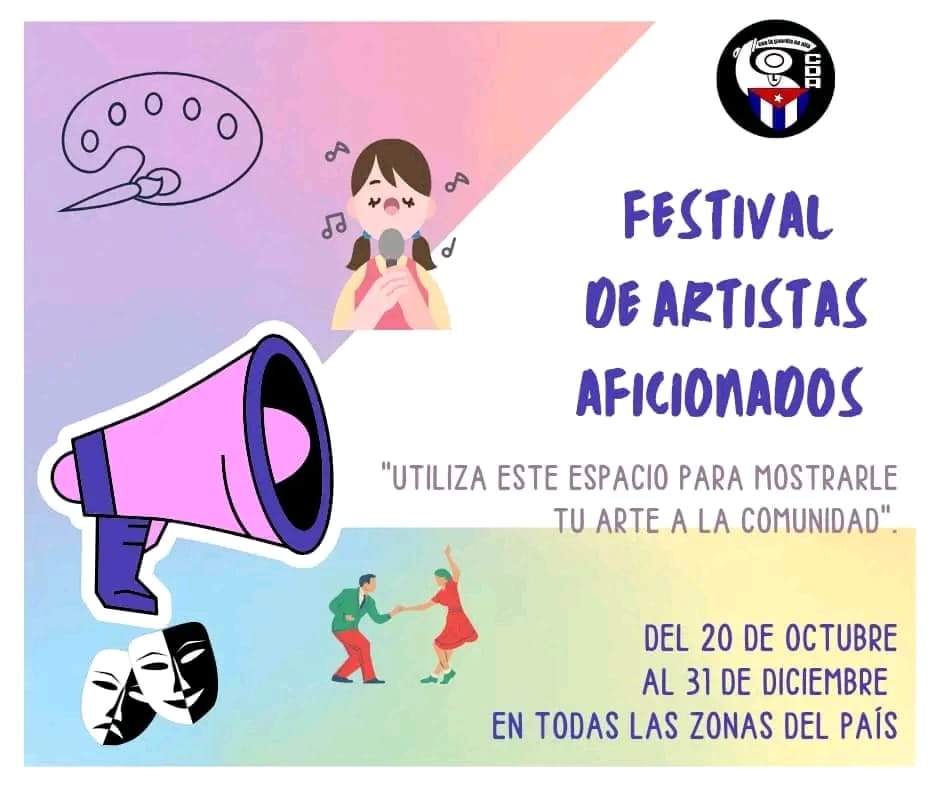 Convocan los Comités de Defensa de la Revolución al Primer Festival de Artistas Aficionados en los Barrios.