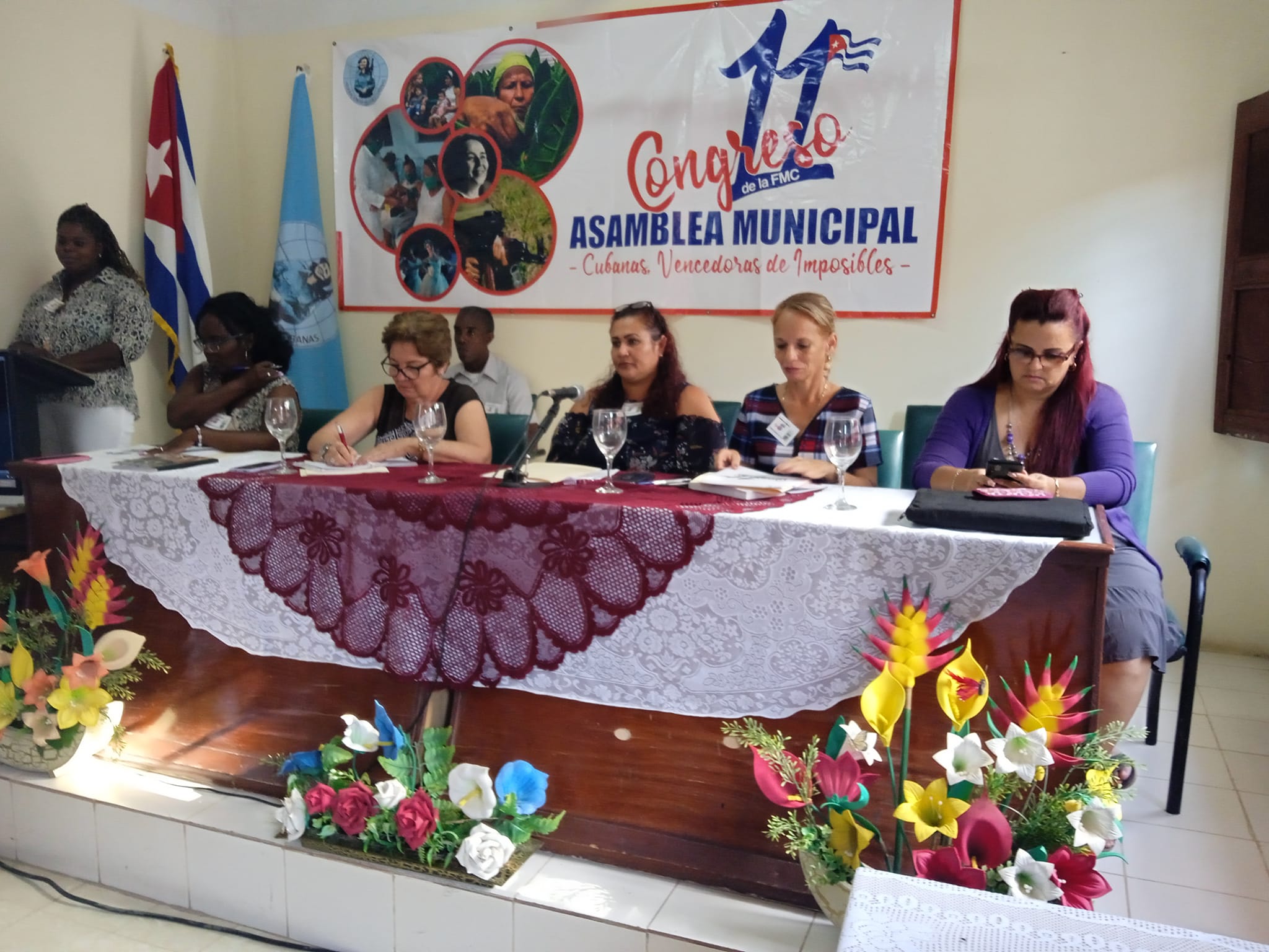 Desarrollaron en San Nicolás Asamblea Onceno Congreso de la Federación de Mujeres Cubanas.