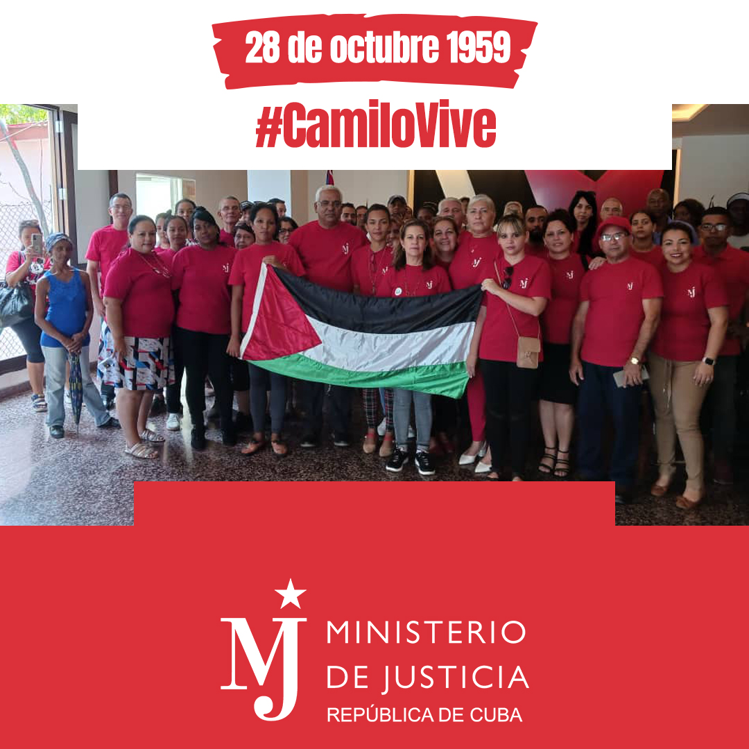 Ministerio de Justicia de Cuba condena masacre israelí contra pueblo palestino