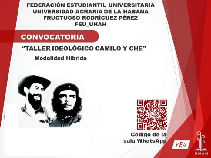 Sesionará Taller Ideológico sobre Camilo y Che en Universidad de Mayabeque.