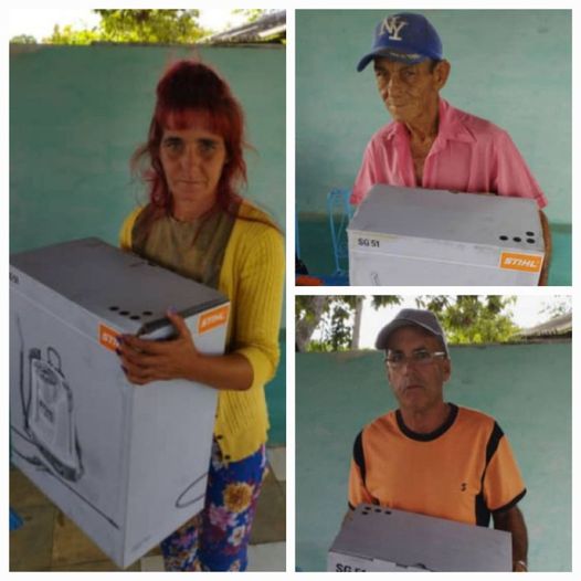 Vinculados campesinos de Jaruco al proyecto Sembrando Vida en Cuba. Foto: Radio Jaruco
