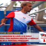 Asegura medalla de plata mayabequense Cristian Abreu en los Juegos Panamericanos de Santiago de Chile