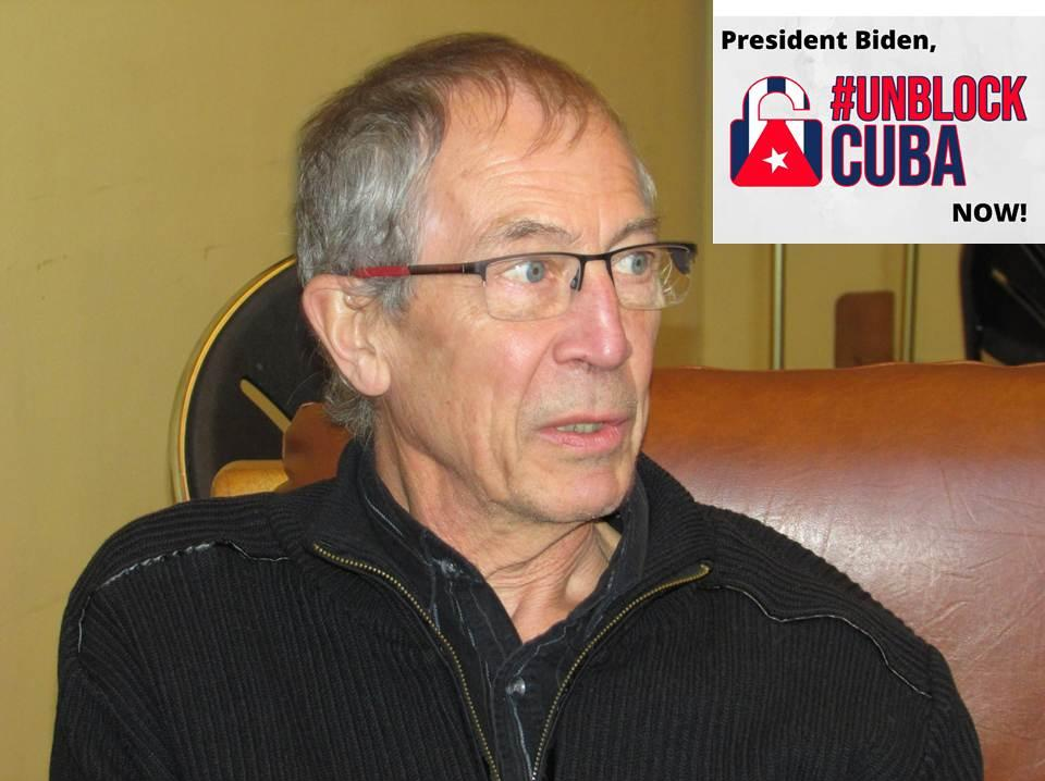 Wim Leysens, secretario de la Coordinadora Belga para el Levantamiento del Bloqueo contra Cuba