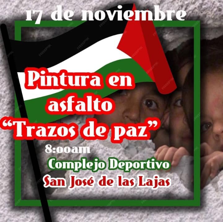 Realizarán jornada de solidaridad con Palestina en capital de Mayabeque.