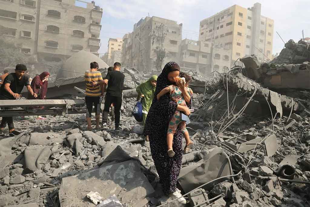 Más de cinco mil menores palestinos murieron en Gaza. Foto: Prensa Latina