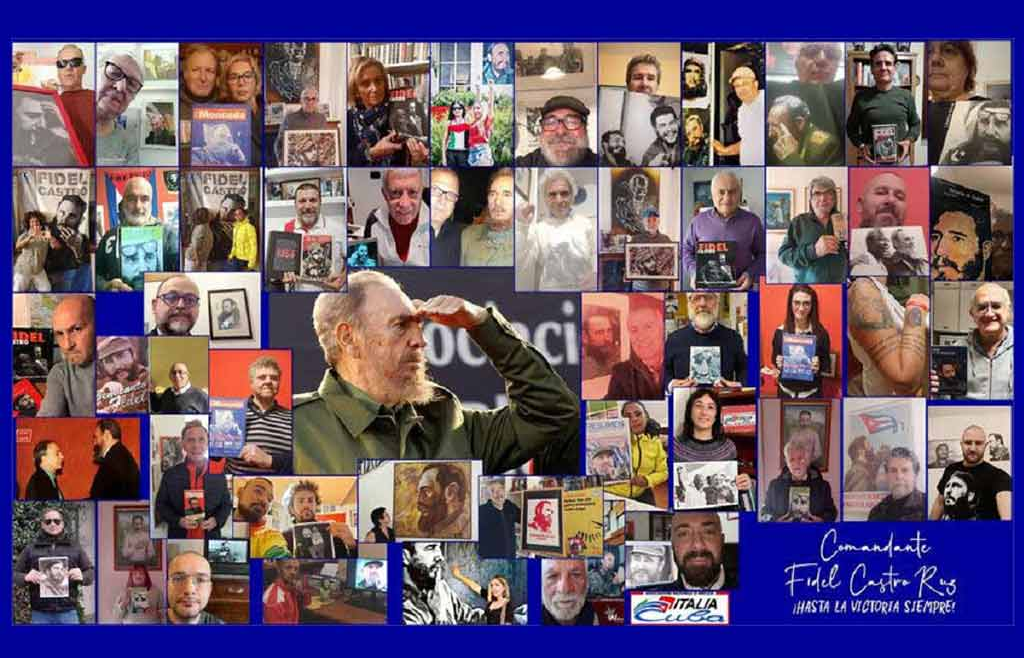 Rinden homenaje a Fidel Castro en Italia