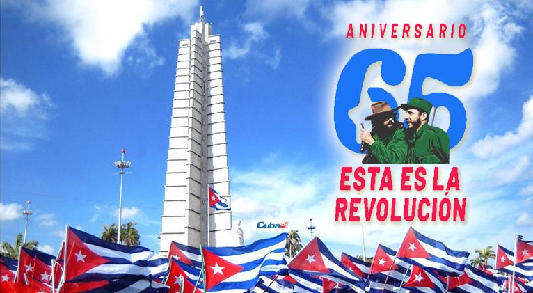 Festejan trabajadores cubanos aniversario de la Revolución.