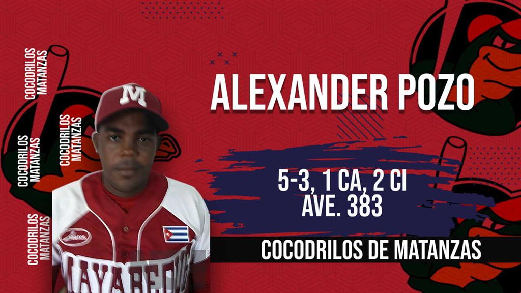 Alexander Pozo se agenció la corona de bateo en la II Liga Elite del Béisbol Cubano