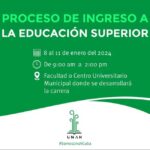 Iniciará proceso de ingreso a la Educación Superior