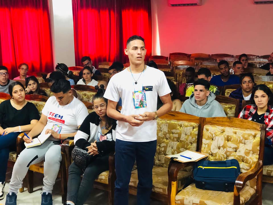 Continúan sesiones de trabajo de la Asamblea XII Congreso de la Unión de los Jóvenes Comunistas en Mayabeque.