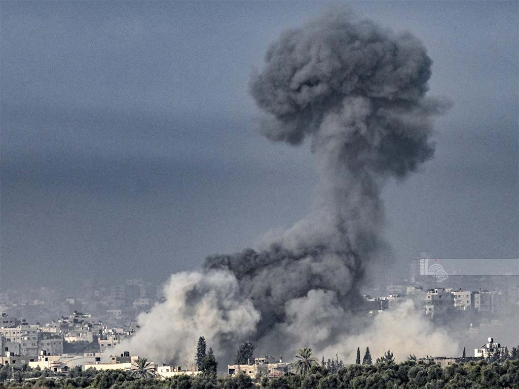 Israel continúa ofensiva contra Gaza, con epicentro en Khan Yunis. Foto: Prensa Latina