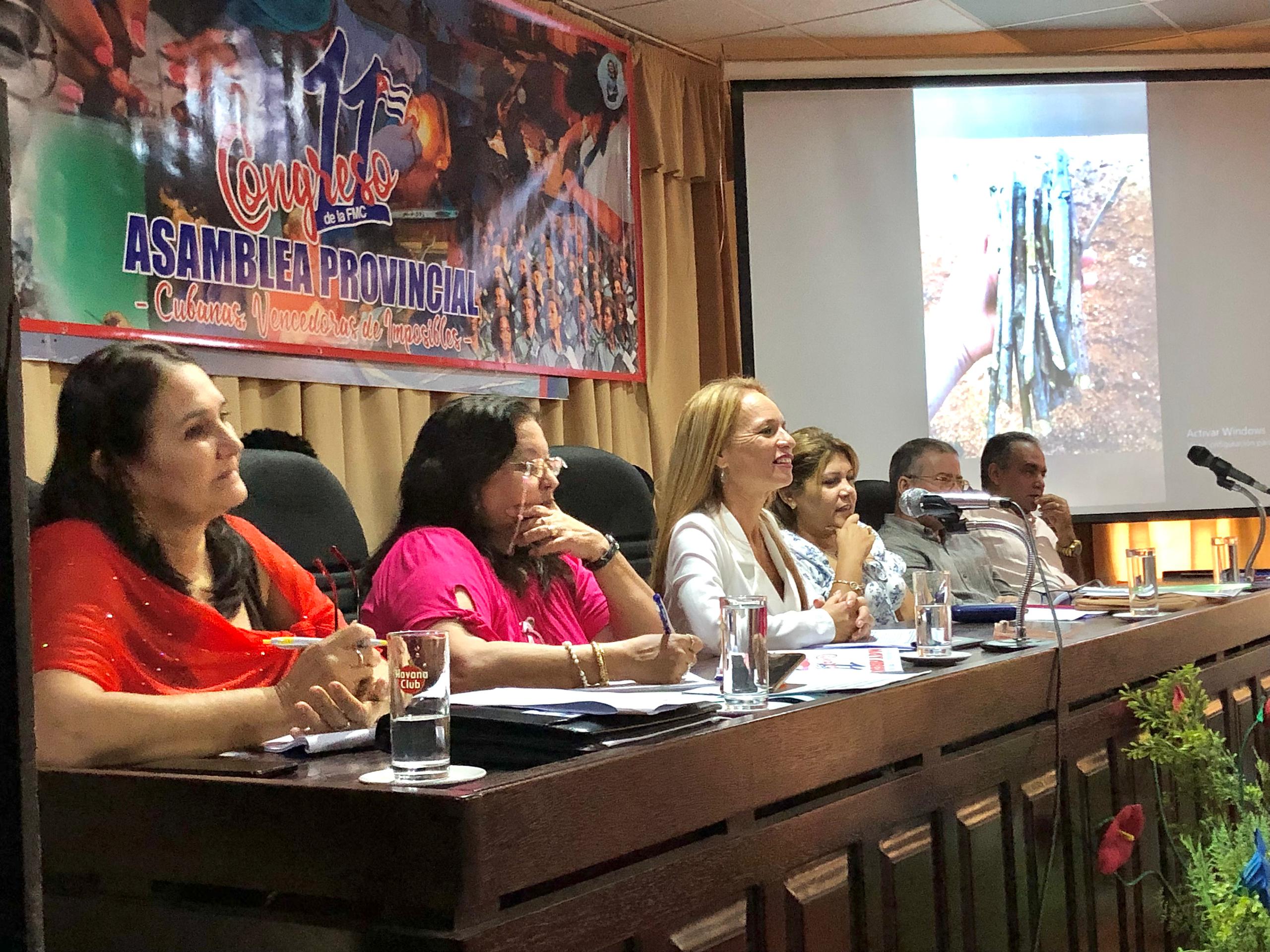 Sesiona en Mayabeque Asamblea Provincial pre congreso de la Federación de Mujeres Cubanas