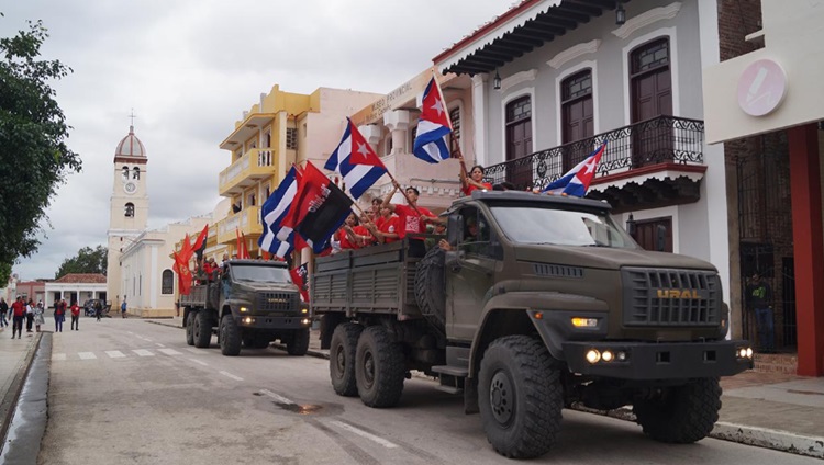 Llegará a Sancti Spíritus Caravana de la Libertad. Foto: Prensa Latina