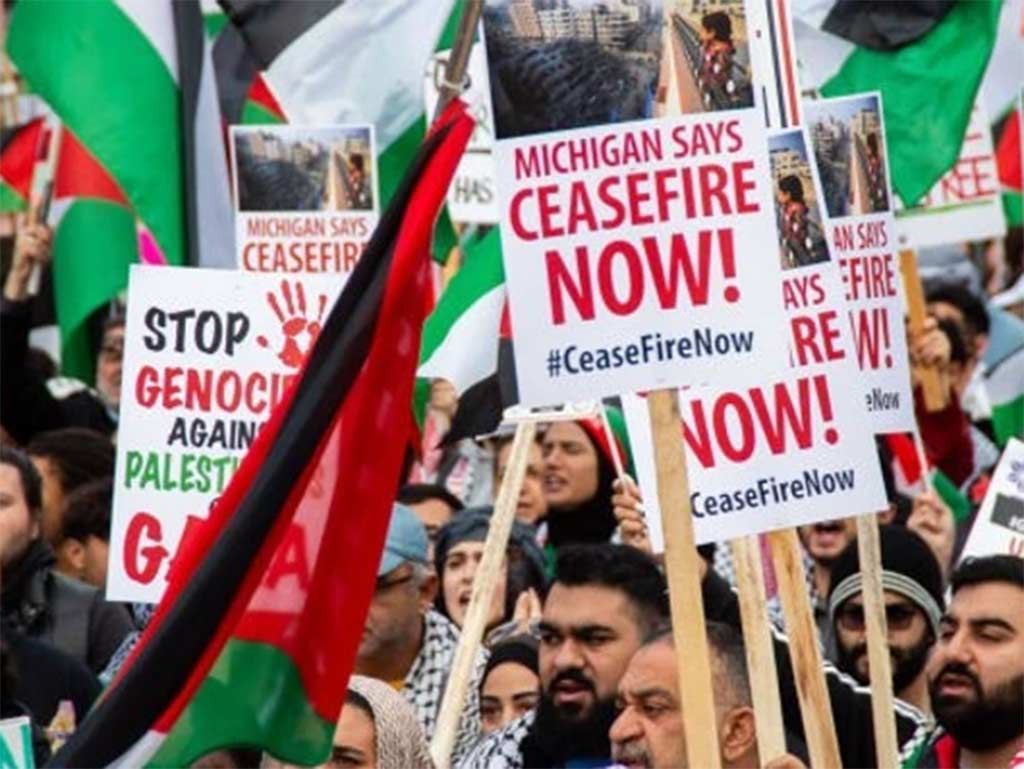 Cese el fuego en Gaza, el reclamo que persigue a Biden